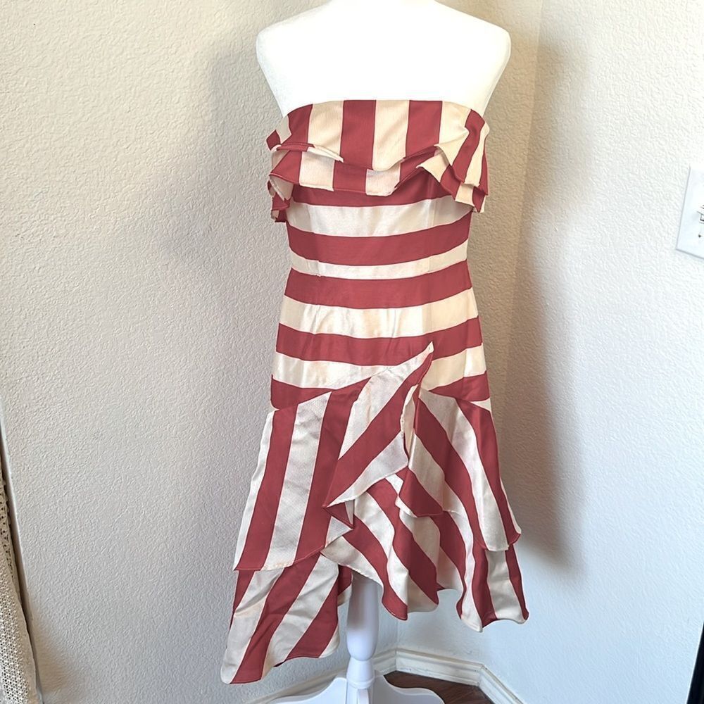 Keepsake the Label "Come Back" Striped Midi Dress ~ Size Medium / 6